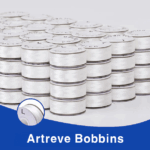 Style L Prewound Paper Sided With Plastic Core 70D/2(60WT) Embroidery Bobbins(144 Bobbins) 134 Yards - White - Image 4