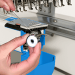 Style A Prewound Plastic Sided 70D/2(60WT) Embroidery Bobbins(144 Bobbins) 130 Yards - White - Image 6