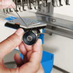 Style M Prewound Paper Sided With Plastic Core 70D/2(60WT) Embroidery Bobbins(144 Bobbins) 230 Yards – Black - Image 6