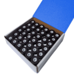 Style M Prewound Magnetic Sided With Plastic Core 70D/2(60WT) Embroidery Bobbins(144 Bobbins) 220 Yards – Black - Image 2