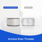 Style L Prewound Magnetic Sided With Plastic Core 70D/2(60WT) Embroidery Bobbins(144 Bobbins) 130 Yards – White - Image 3