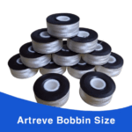 Style L Prewound Magnetic Sided With Plastic Core 70D/2(60WT) Embroidery Bobbins(144 Bobbins) 130 Yards – White - Image 4